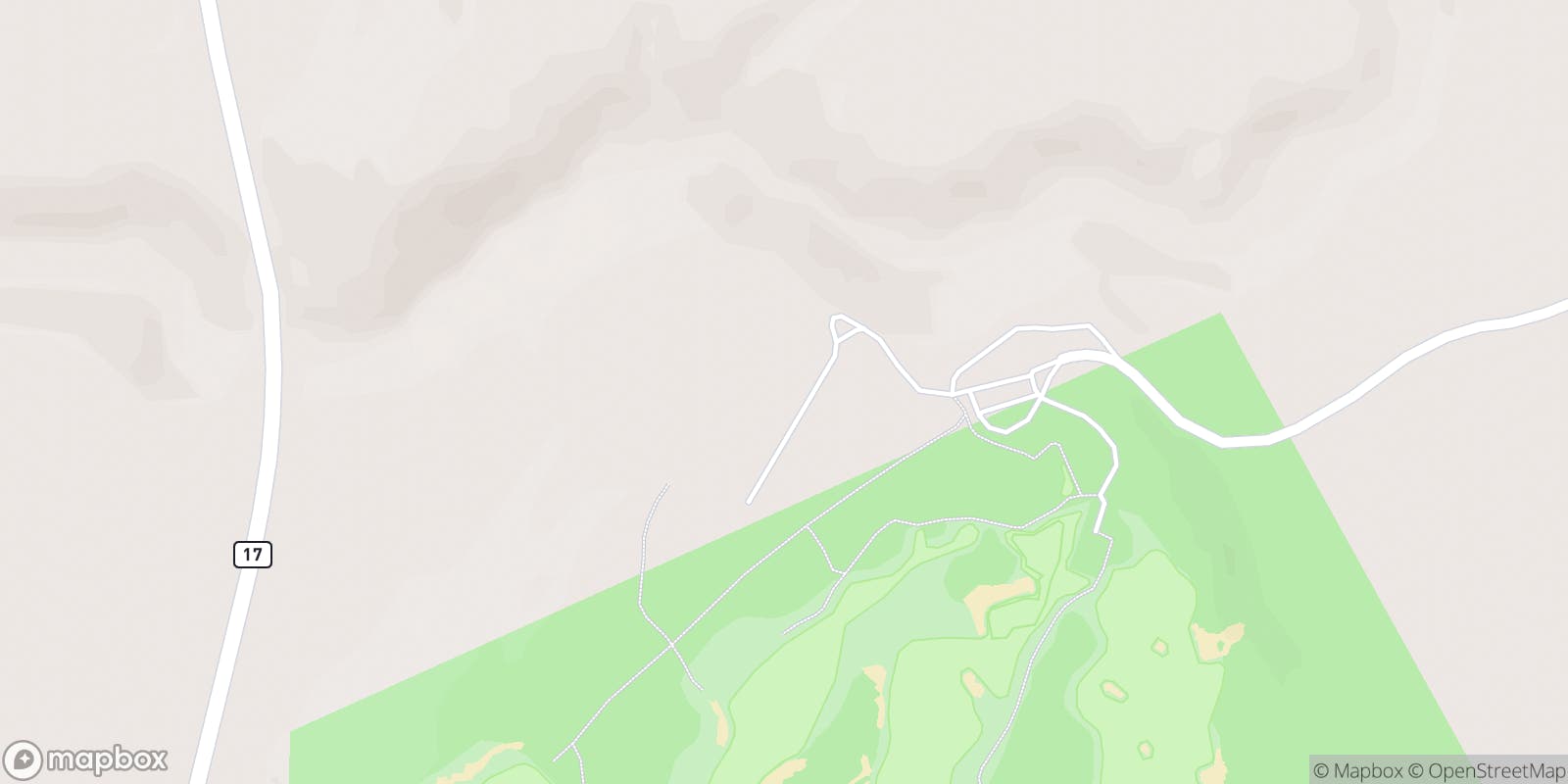 Street map of Gamble Sands and its local surroundings.